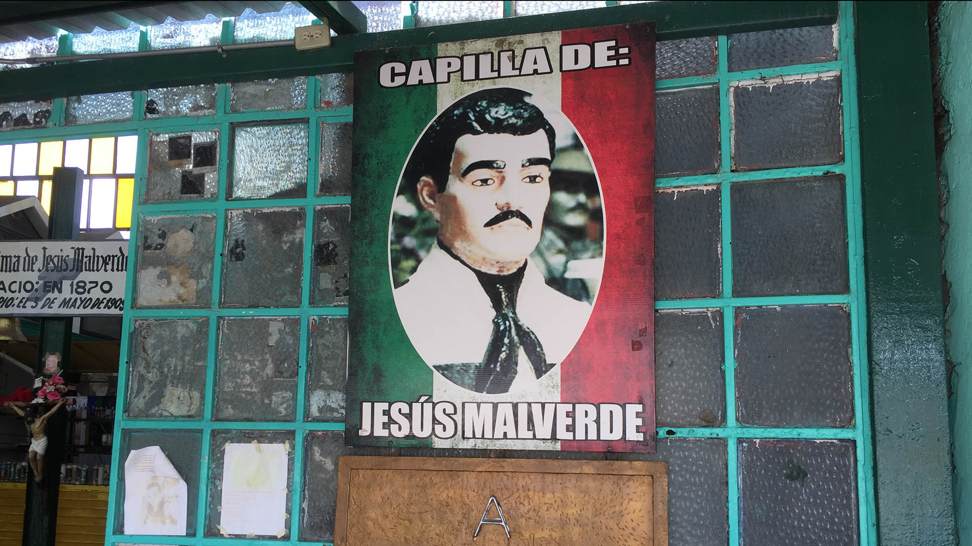 El ya famoso Templo a Jesús Malverde en Culiacán