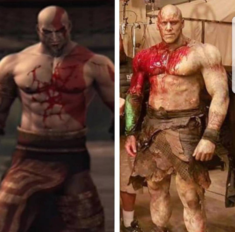 El parecido de Martyn Ford con el “El Dios de la Guerra”, un personaje de videojuegos