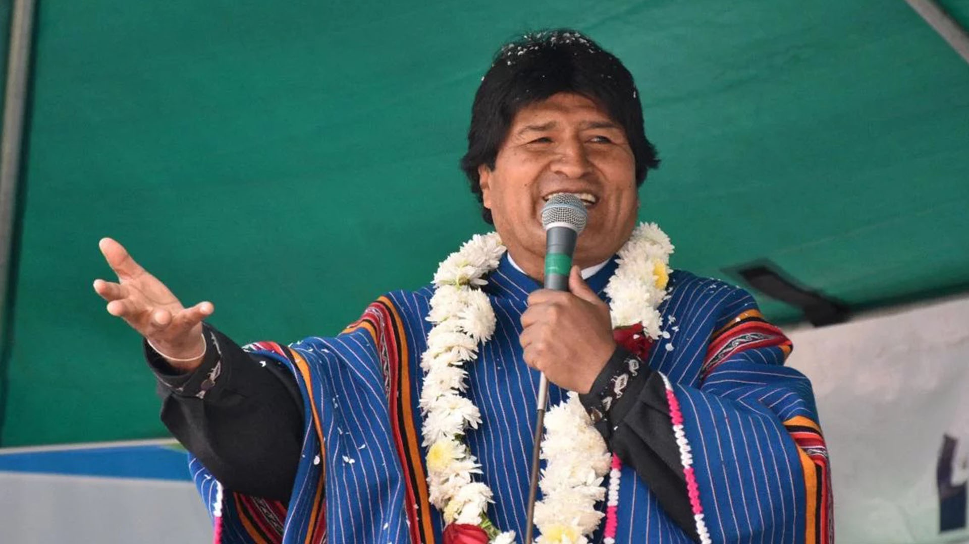 Evo Morales, presidente de Bolivi