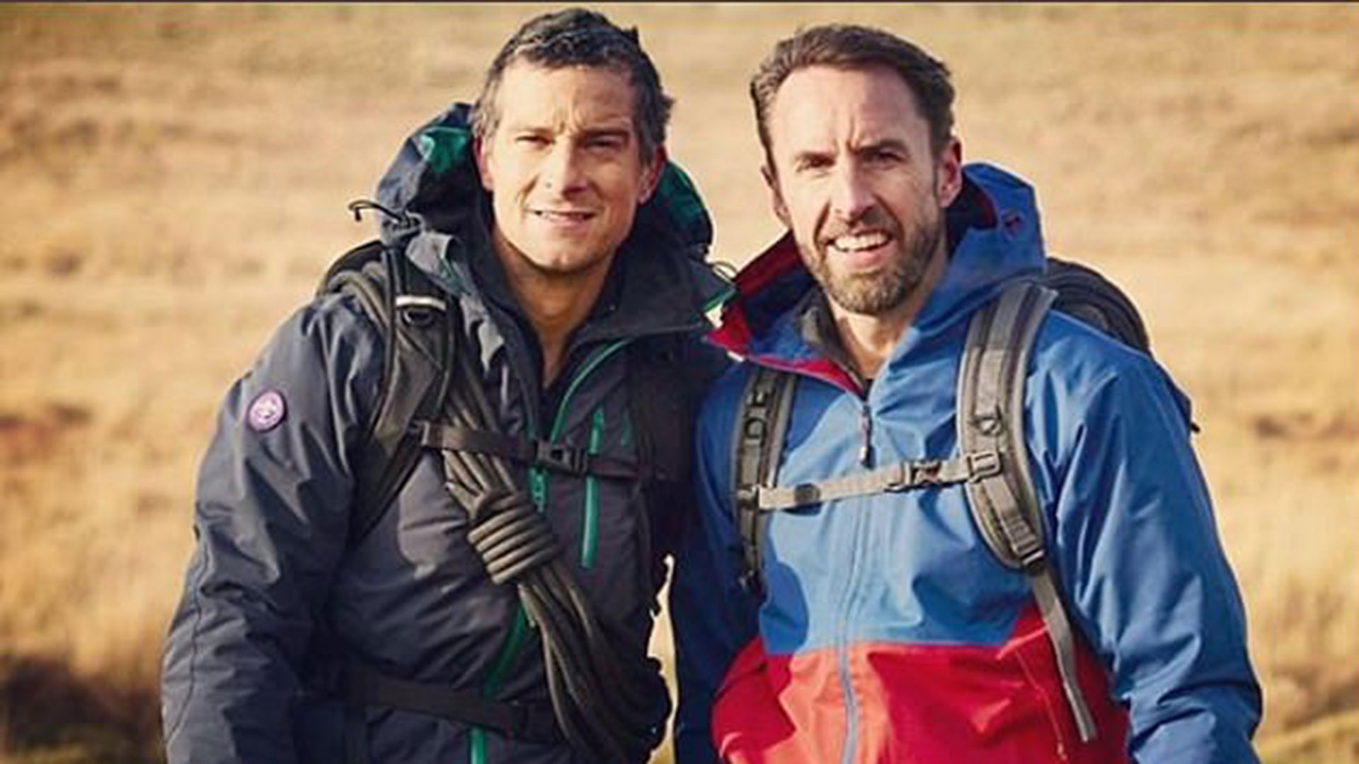 Bear Grylls y Gareth Southagte