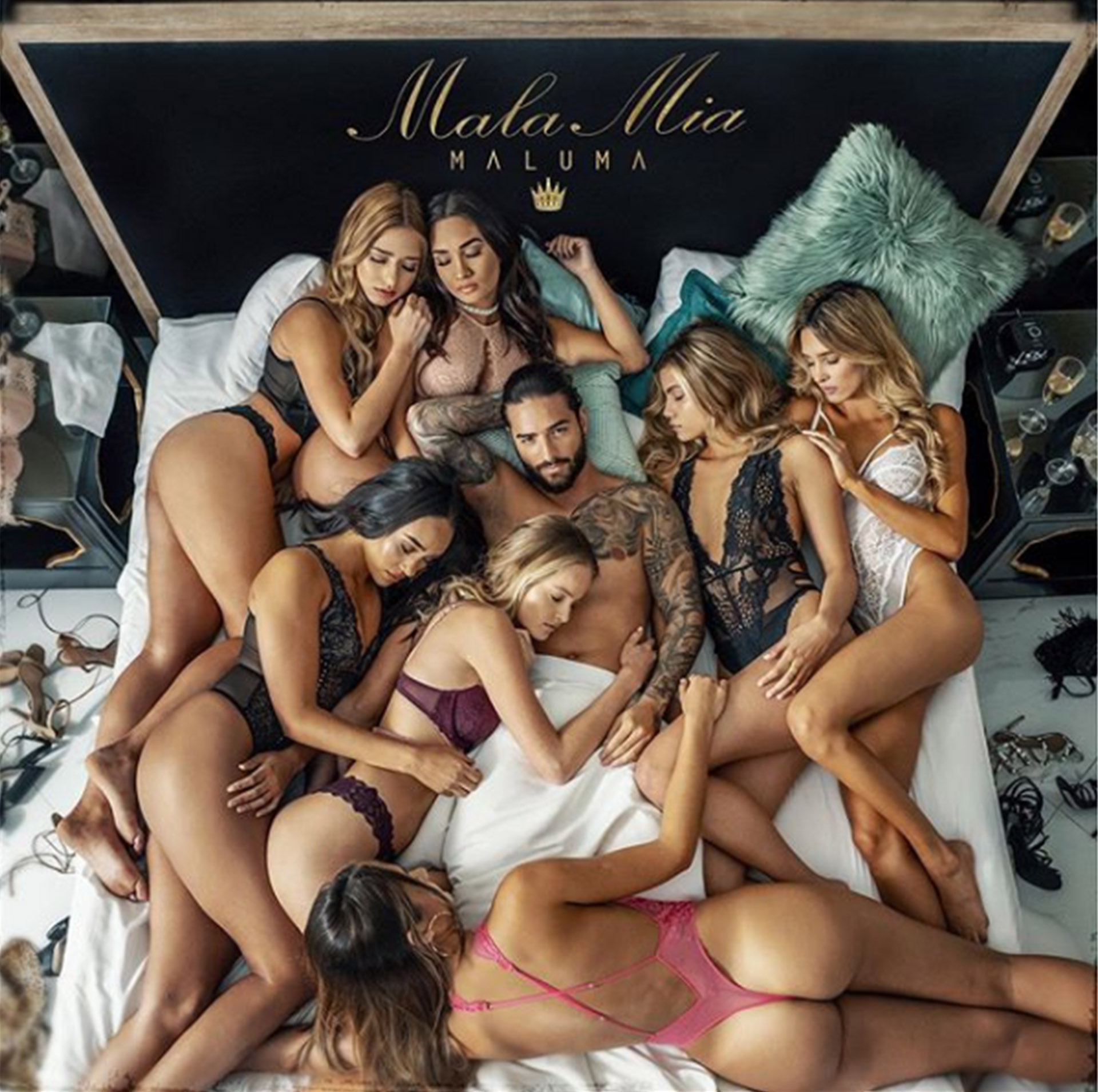 La portada del videoclip de ‘Mala mía’ que desató la polémica (Foto: @maluma)