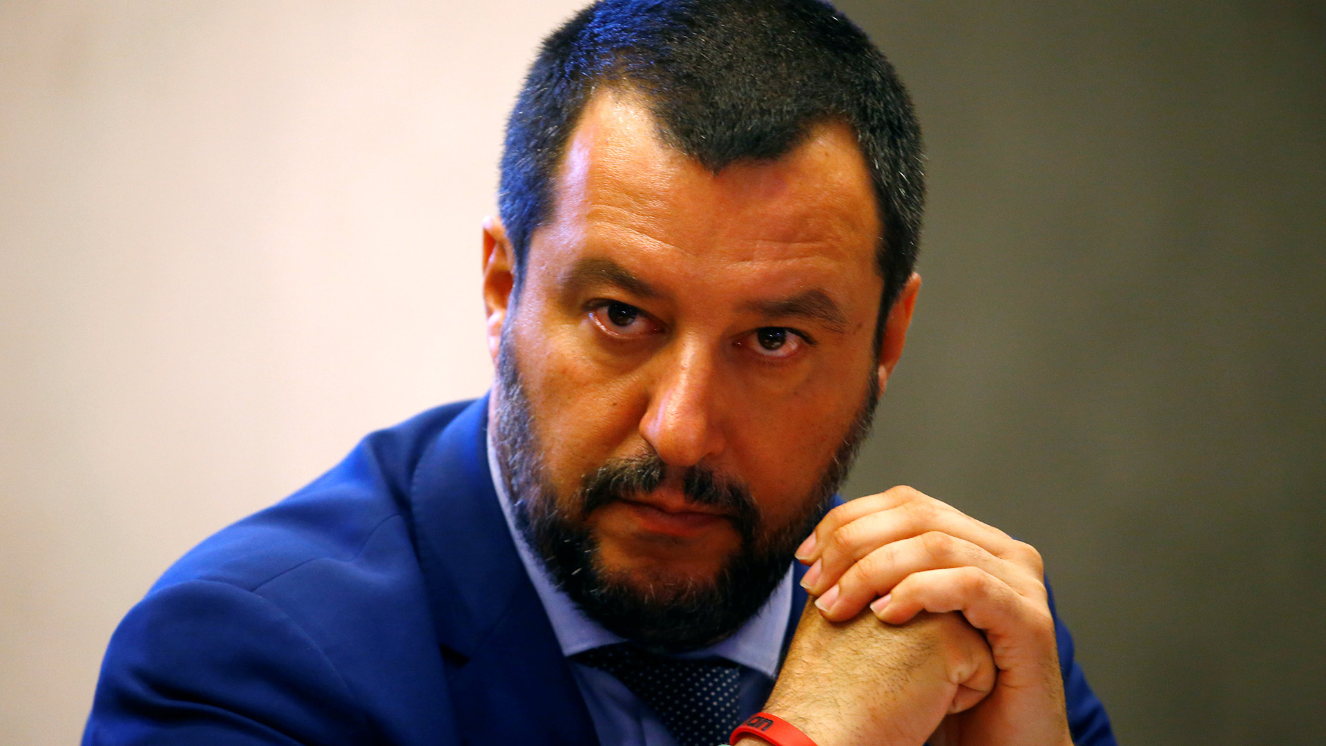 Matteo SalvinI, ministro del Interior Italiano y líder del ultraderechista Liga