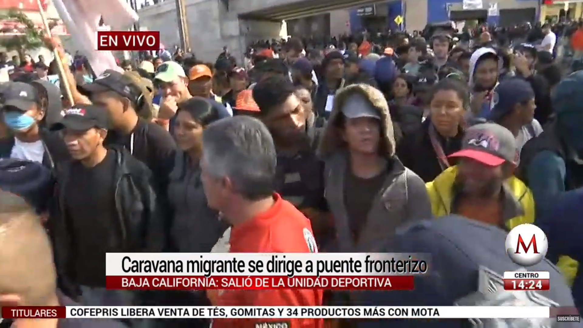 La caravana migrante avanza a la frontera con Estados Unidos e incrementa la tensión en Tijuana