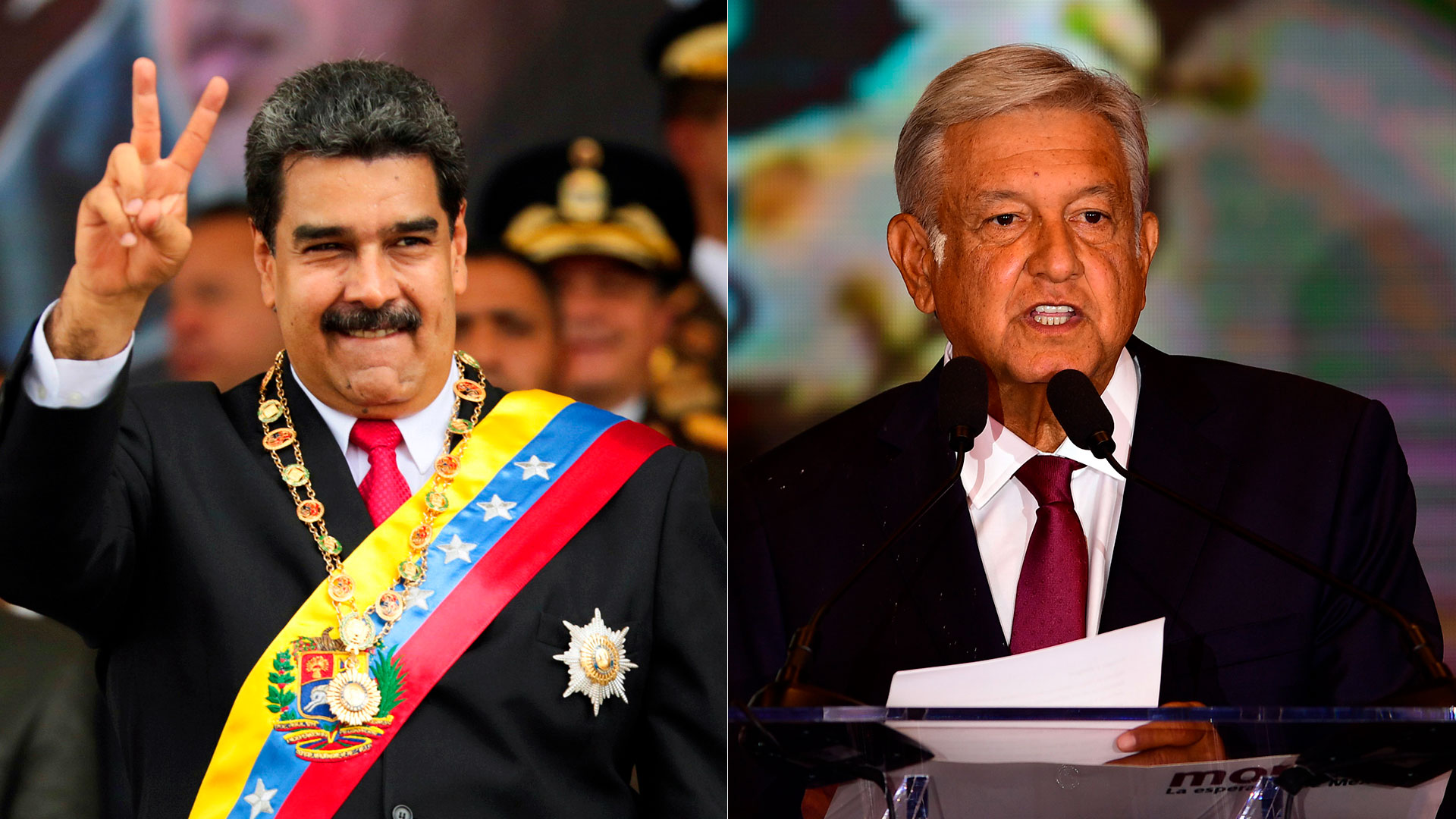 A pesar de las críticas en México, López Obrador sostuvo la invitación a Nicolás Maduro. (Foto: Reuters)