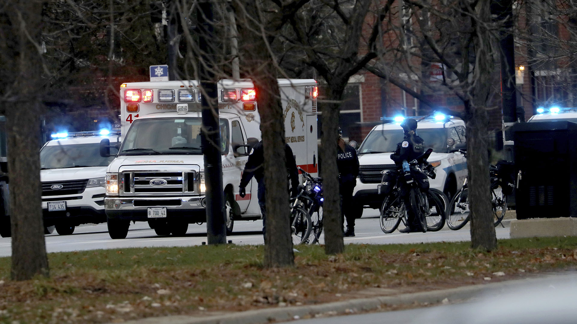 La policía acordonó la zona (AP)