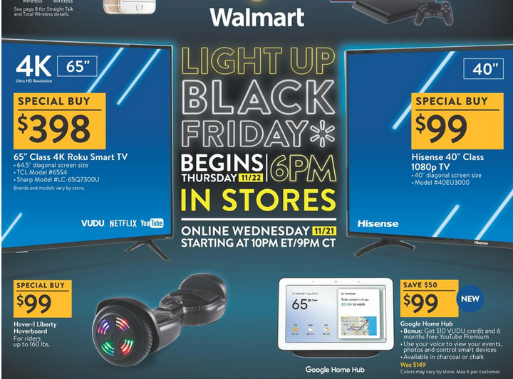 Walmart como la mayoría de las tiendas han publicado sus anuncios completos de Black Friday para que los revises en línea