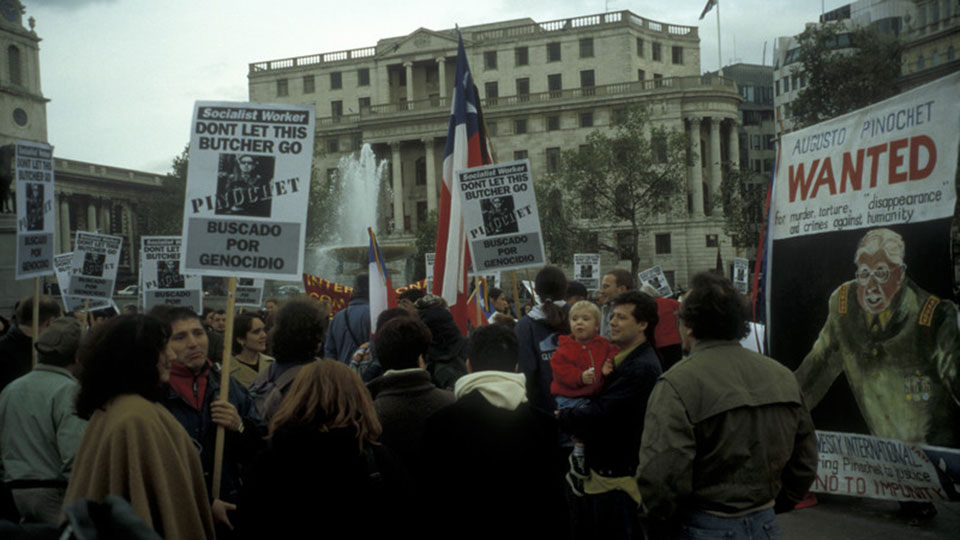 Manifestaciones en Londres para que no se libere a Pinochet