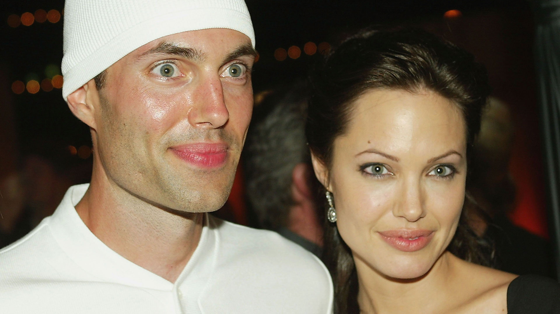 Angelia Jolie con su hermano James Heaven(Getty)