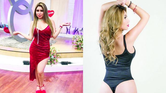 La Bebeshita es criticada por foto donde se abrió la blusa y se bajo el pantalón