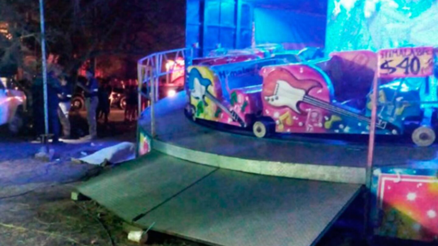 Se puso La Feria en su colonia y salio volando de juego murió