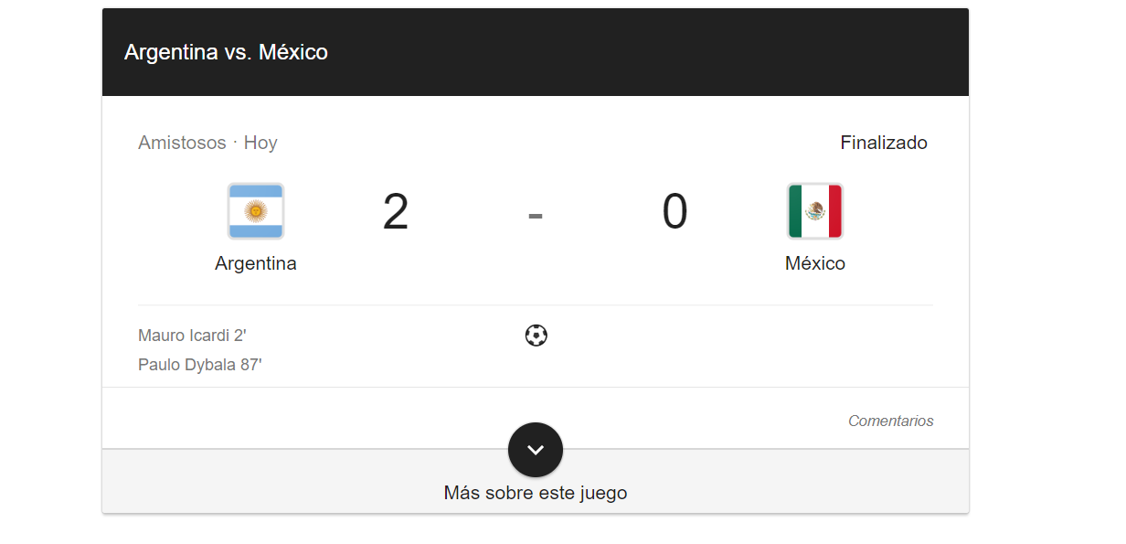 México viajo hasta el #$%& del mundo para perder 2 - 0 contra la Argentina