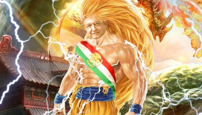 AMLO se convertirá en super saiyajin en su toma de protesta para iniciar la cuarta transformación