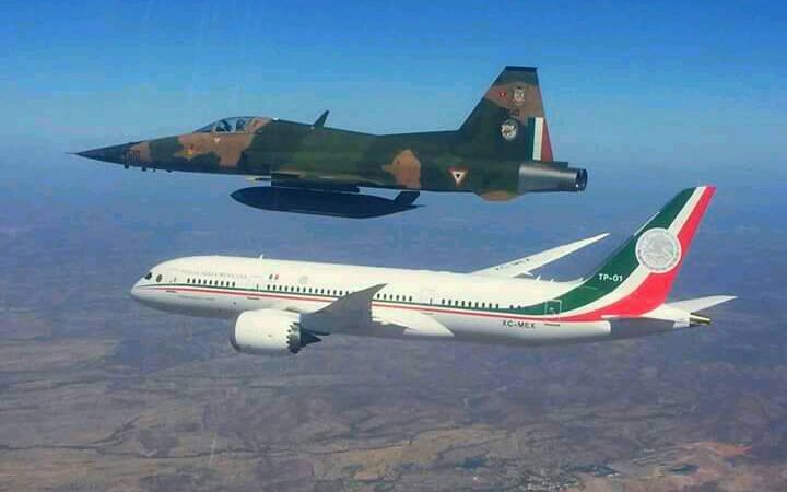 Sigue aquí la ruta del avión presidencial en tiempo real