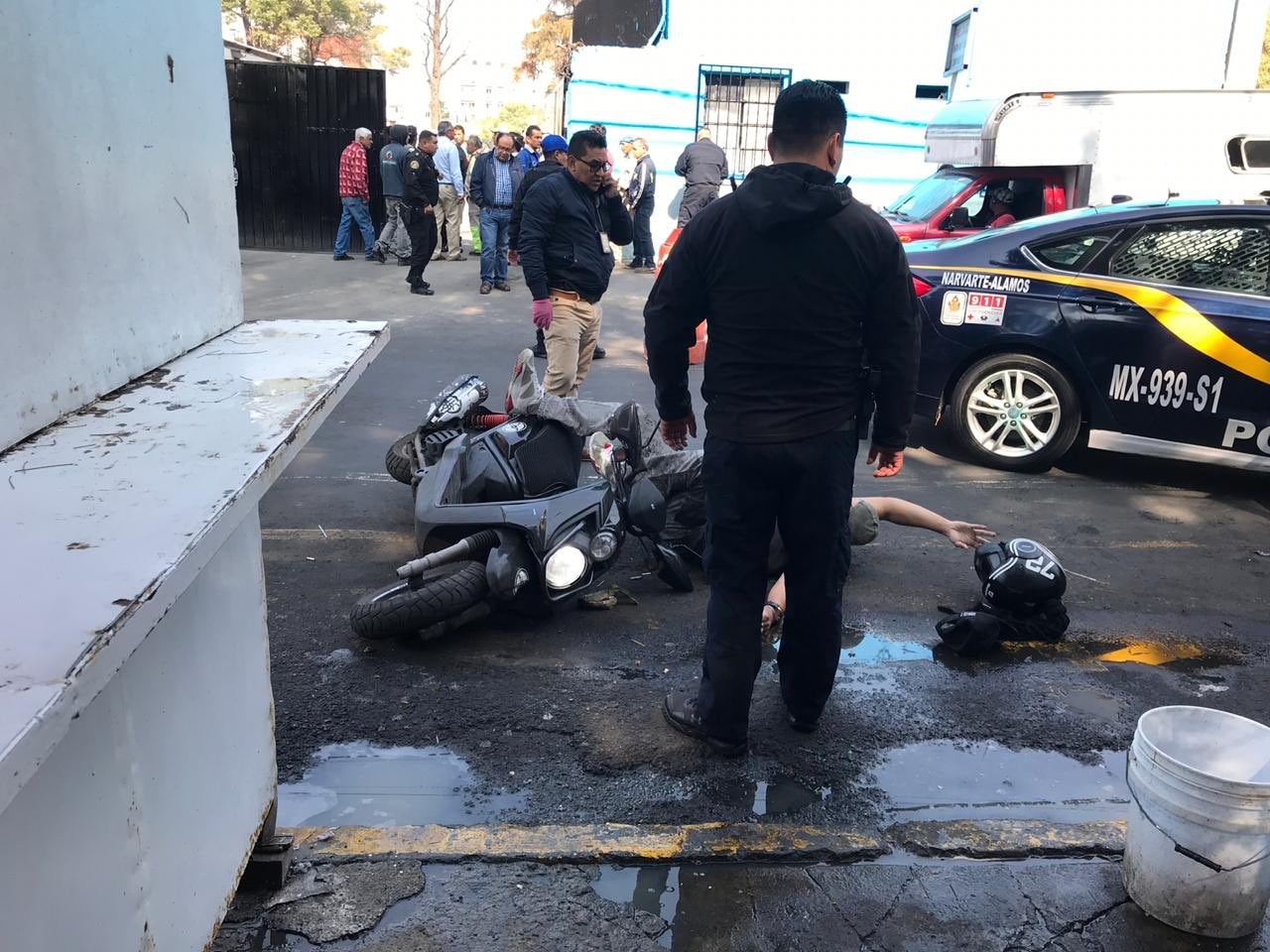 Policías matan a rata que pretendía huir en moto