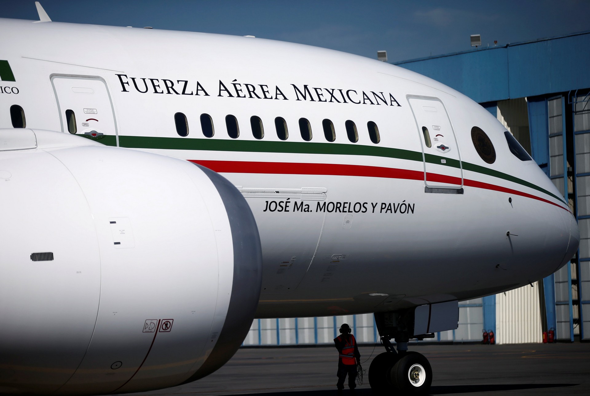 Avión presidencial puesto a la venta por Andrés Manuel López Obrador (Foto: REUTERS/Edgard Garrido)