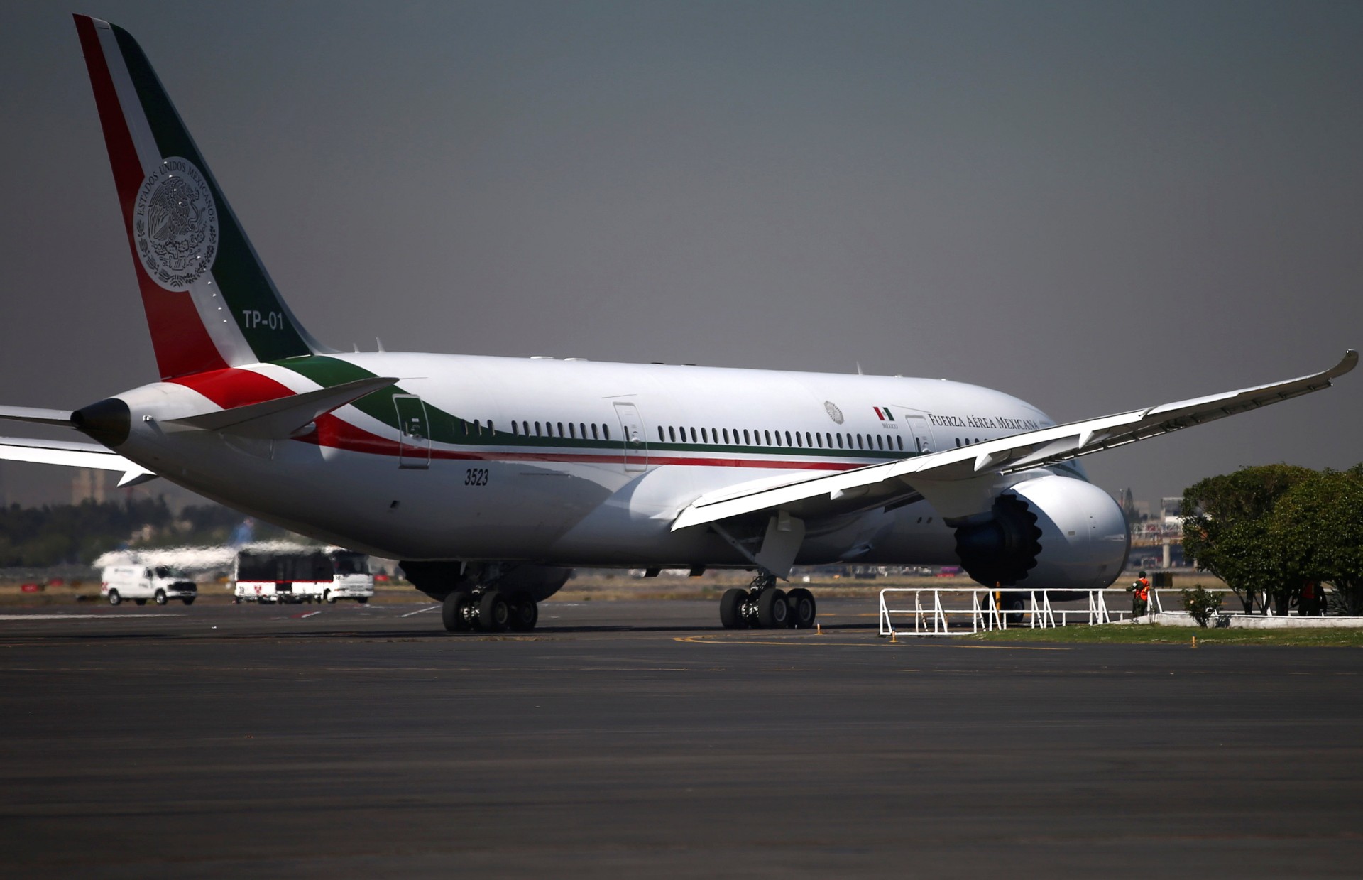 Avión presidencial puesto a la venta por Andrés Manuel López Obrador (Foto: REUTERS/Edgard Garrido)