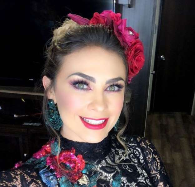 Aracely Arambula dejo al Señor de los Cielos y visito la Basílica de Guadalupe