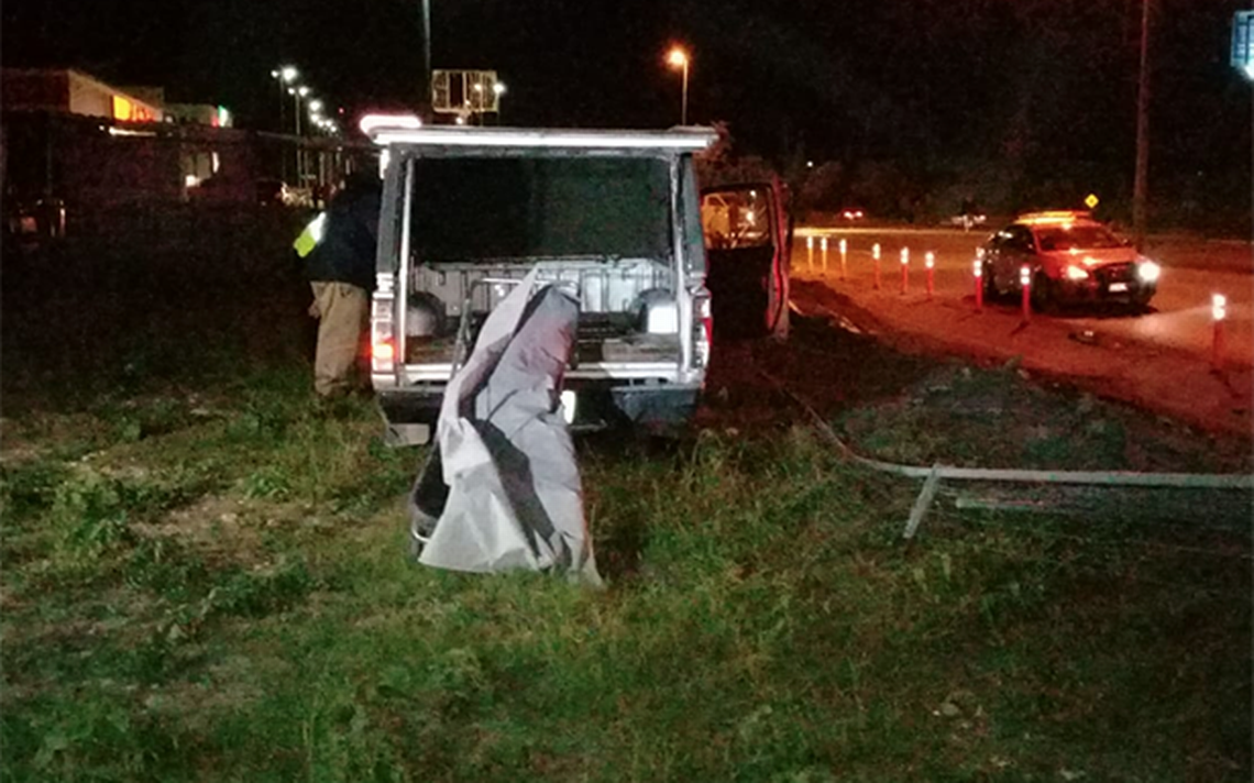 Cadáver abandono la carroza donde viajaba