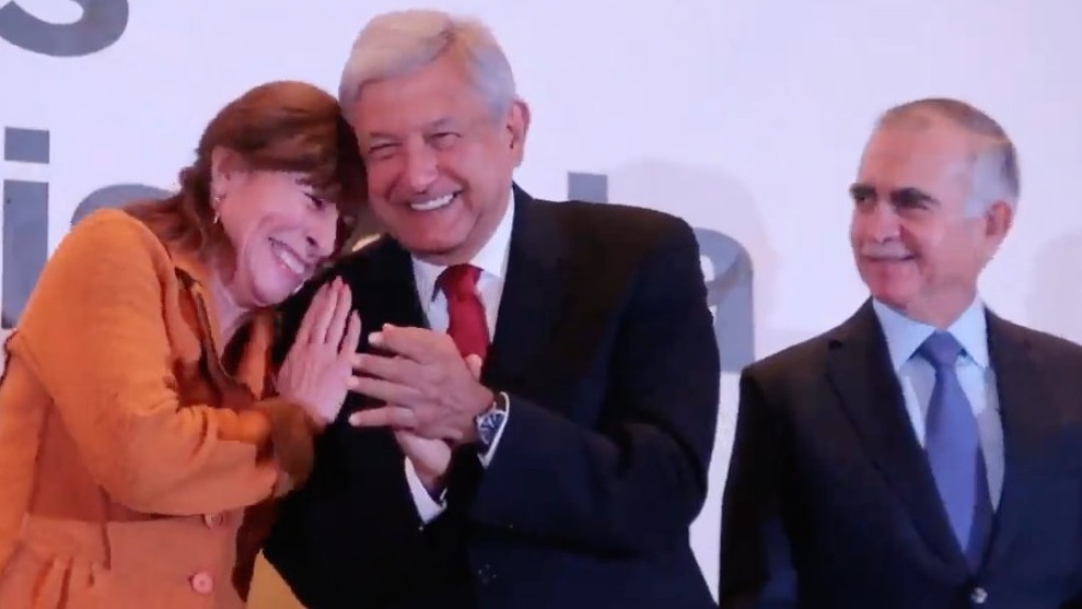 AMLO y Tatiana Clouthier, MUY JUNTITOS AYER