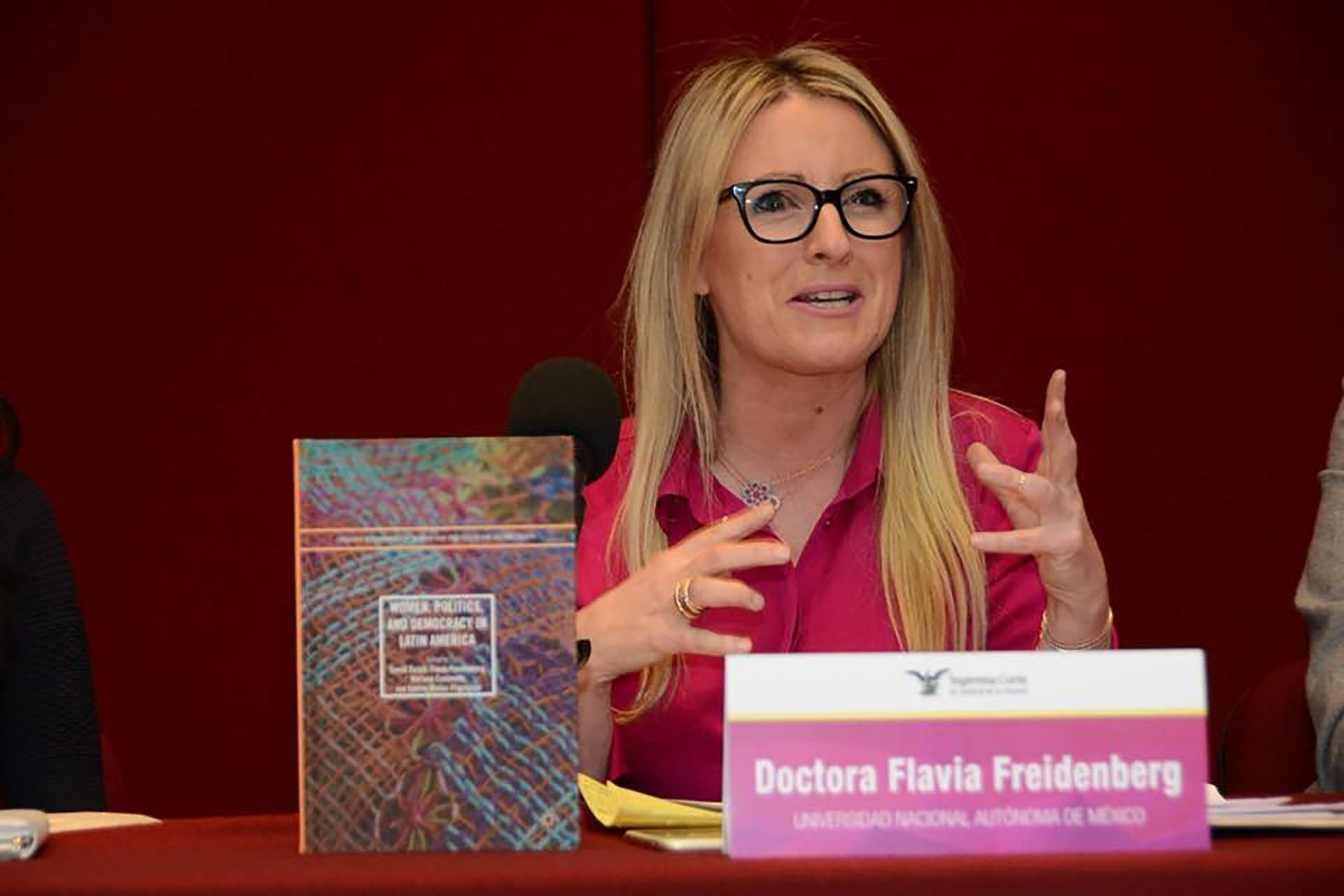 Flavia Freidenberg, profesora de la Universidad Autónoma de México