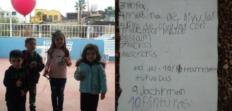 Santa Claus recibe carta de niña mexicana y sucede un milagro
