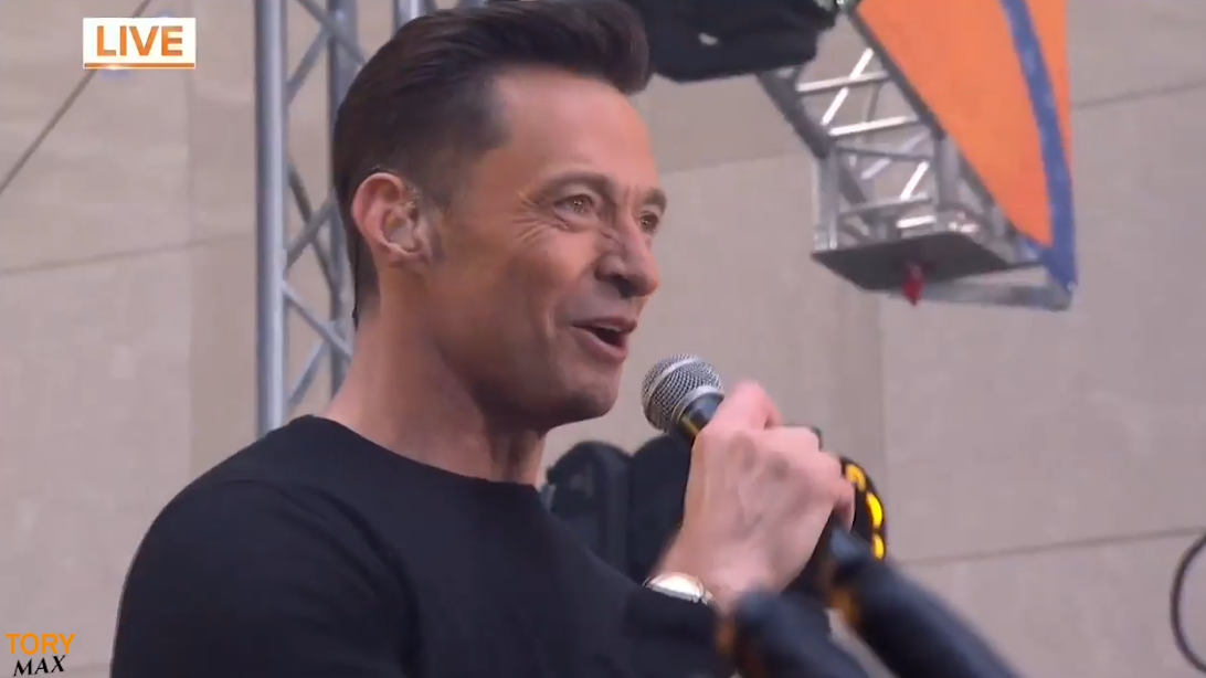 Hugh Jackman en vivo en el Today Show (NBC)