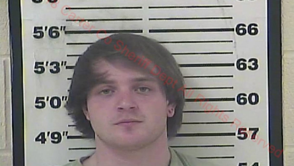 El arresto de Luke Sky Walker (Foto: Carter County Sheriffs Office)