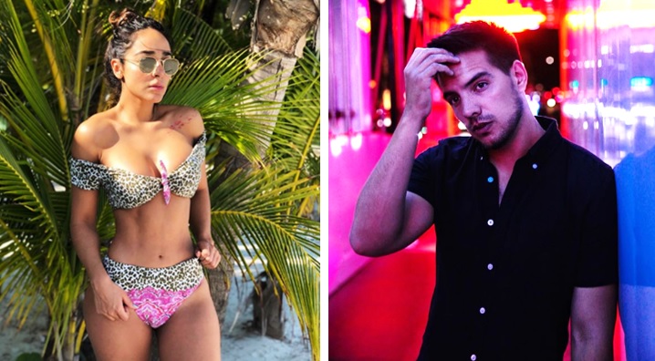 Vadhir Derbez y Manelyk Gonzalez en la ‘cama’