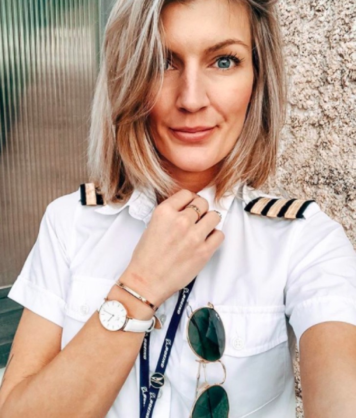 Ella es Maria Pettersson, la piloto de 34 años que ha desatando una “turbulencia” en internet