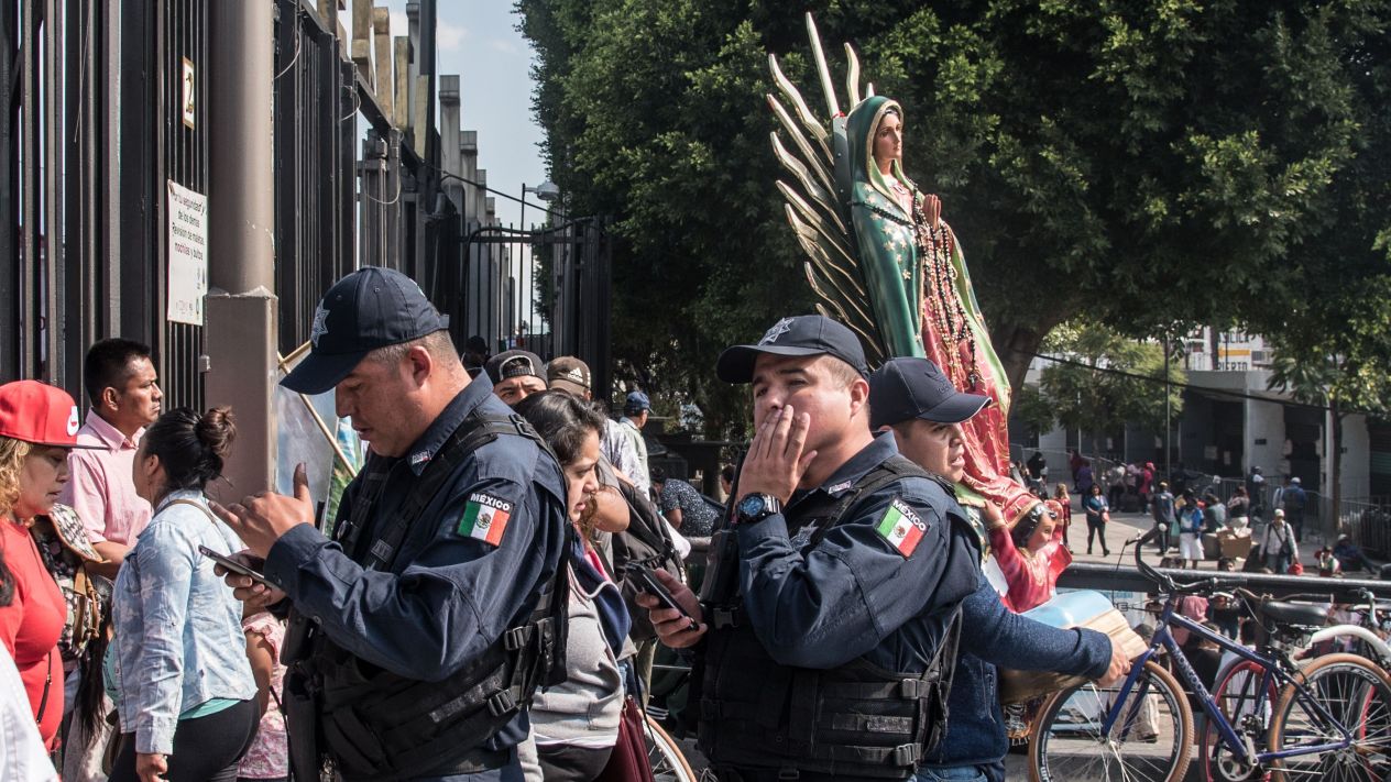 Operativo y ley seca por peregrinación a la Basílica de Guadalupe