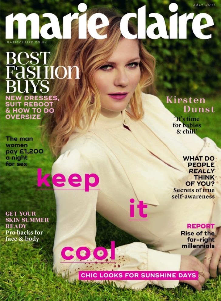 La actriz Kirsten Dunst está radiante. Confirmó que está esperando a su primero hijo a los 35 años