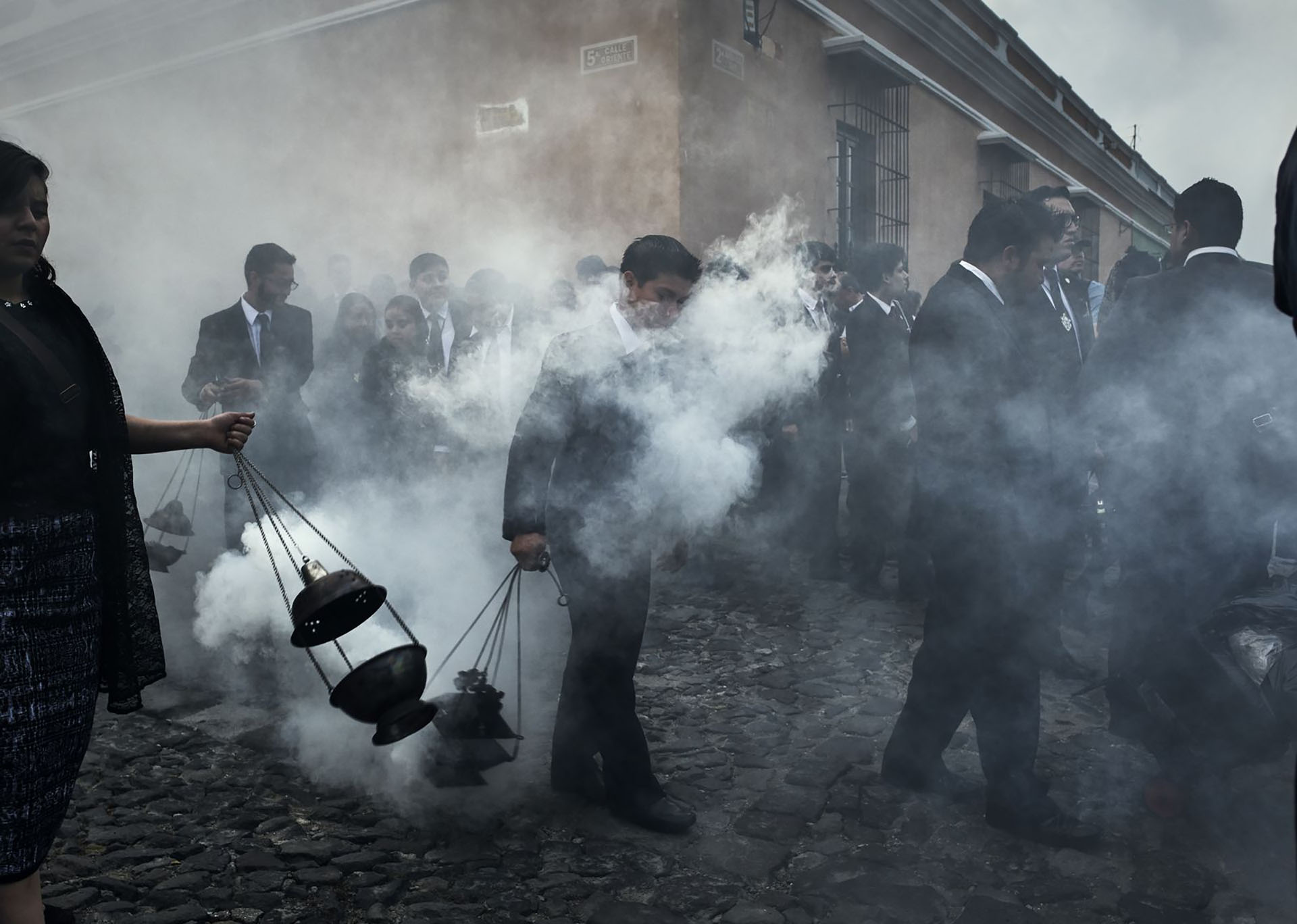 Procesión en Antigua, Guatemala.