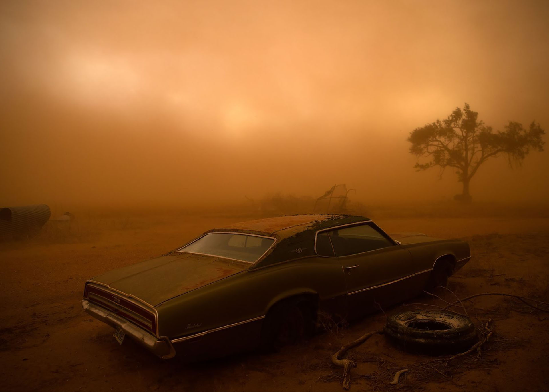 Tormenta de arena Ralls, Texas.