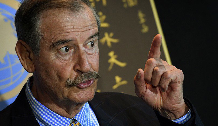 Vicente Fox convoca a la resistencia contra AMLO por el NAIM