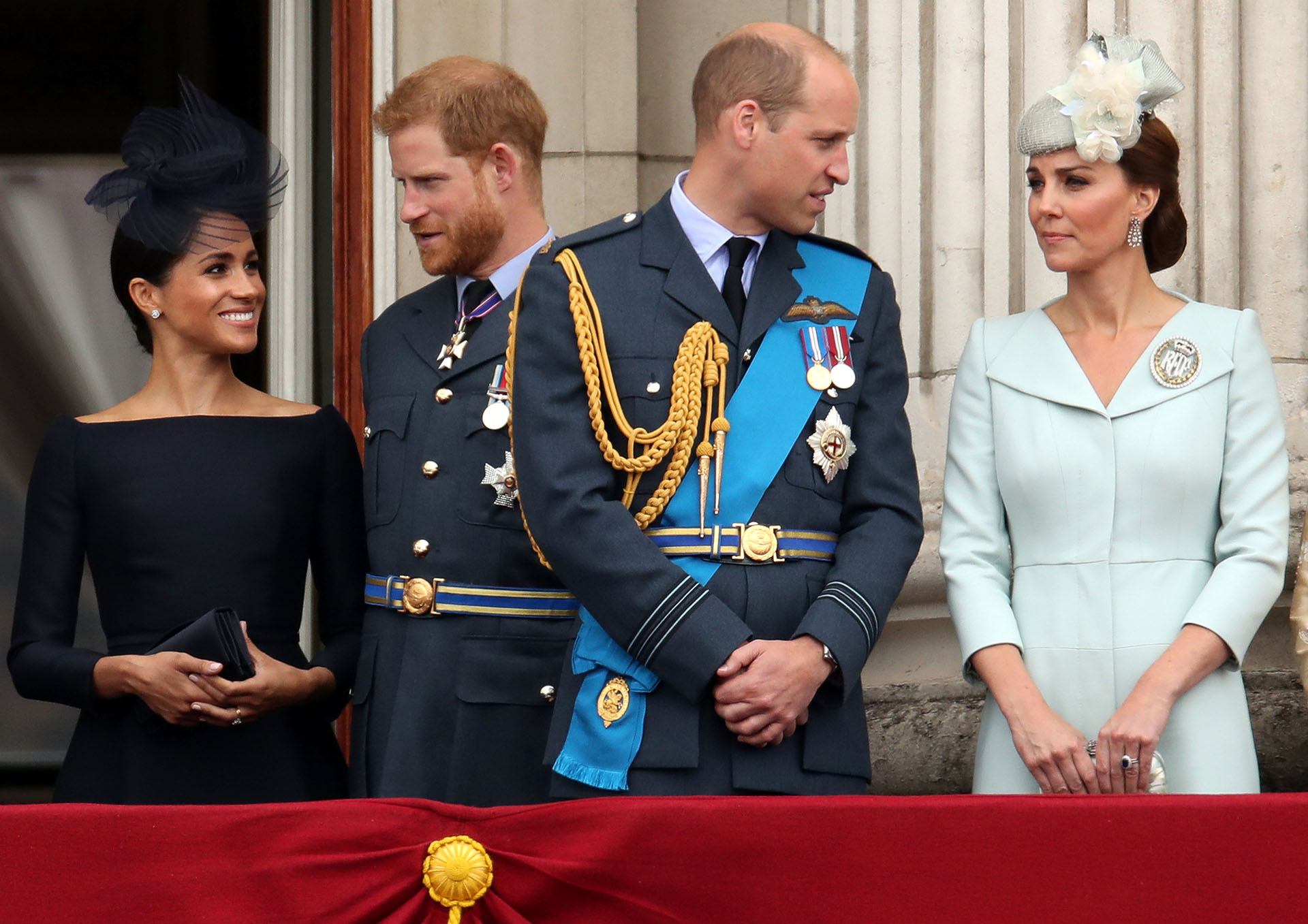 Los duques de Cambridge y Sussex REUTERS/Chris Radburn