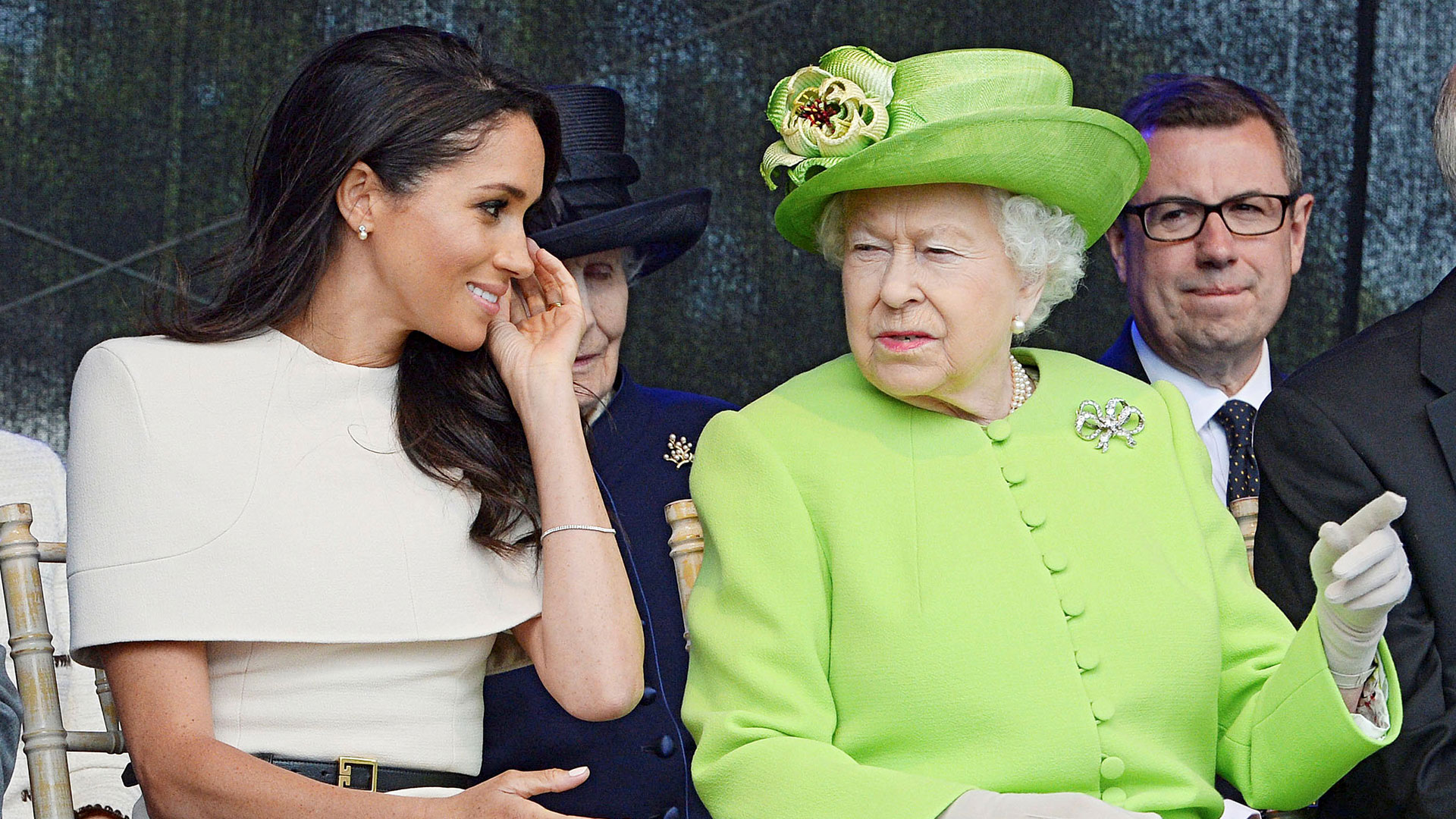 La reina Isabel y Meghan Markle en su primer viaje juntas