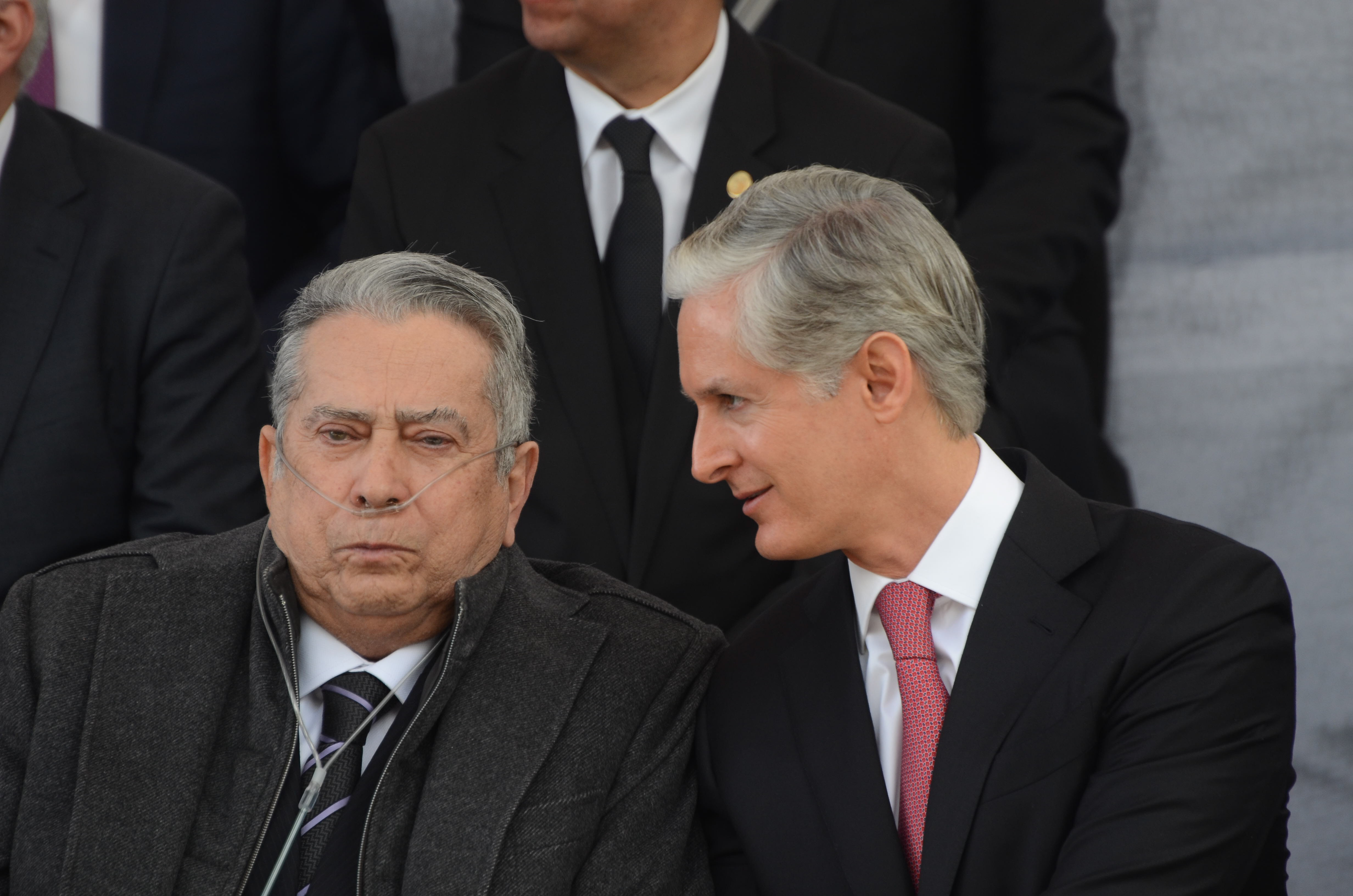 El padre del gobernador del Estado de México, Alfredo del Mazo González, falleció esta tarde (Foto: Artemio Guerra Baz /CUARTOSCURO.COM)