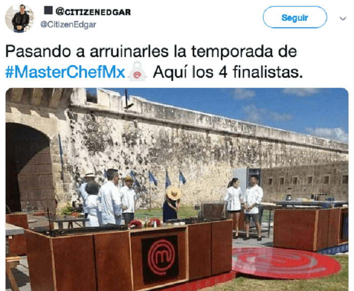 FILTRAN LA FINAL DE MASTER CHEF México, ¡ellos son los finalistas!