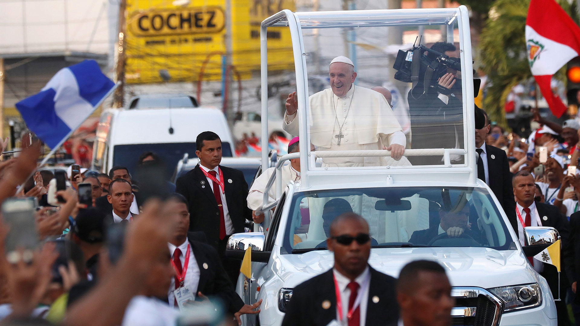 El papa Francisco, en Panamá (Reuters)