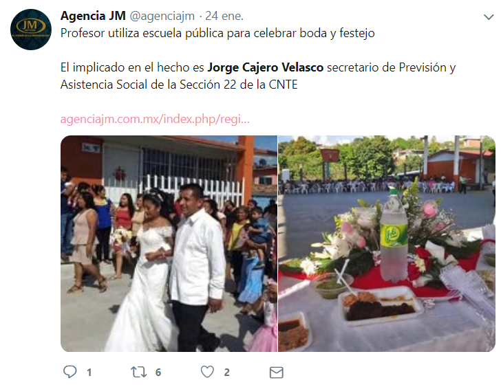 El evento fue viralizado gracias a las fotografías que fueron compartidas por los asistentes a la boda (Foto: tomada de Twitter)