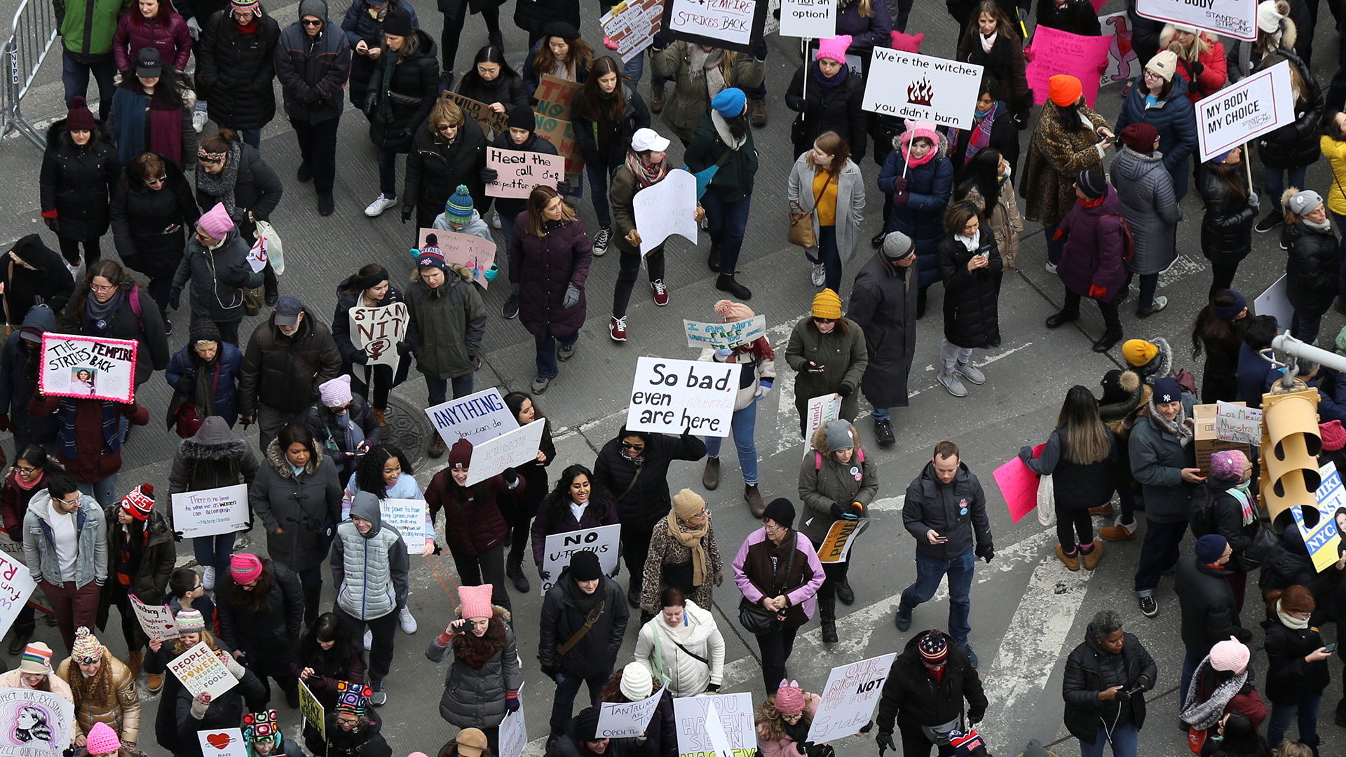 Miles de mujeres protestaron contra el gobierno de Donald Trump (REUTERS/Caitlin Ochs)