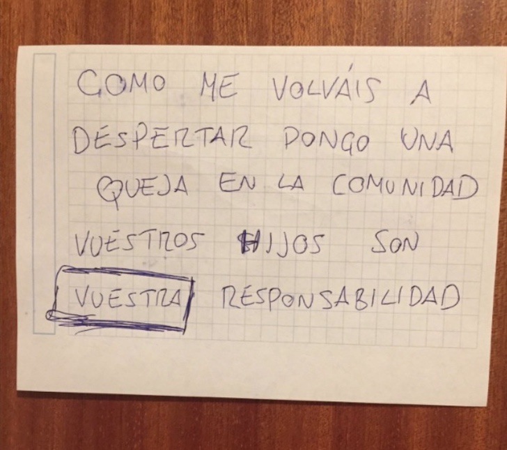 Vecino se quejó del llanto de su bebé y él lo dejó callado. Los niños nunca tienen la culpa