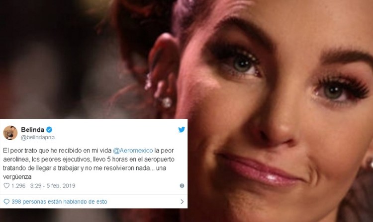 BELINDA SE MOLESTA CON AEROMÉXICO Y POLITICO IMPULSA UN FAKE NEWS DE LA SUPUESTA AEROLÍNEA