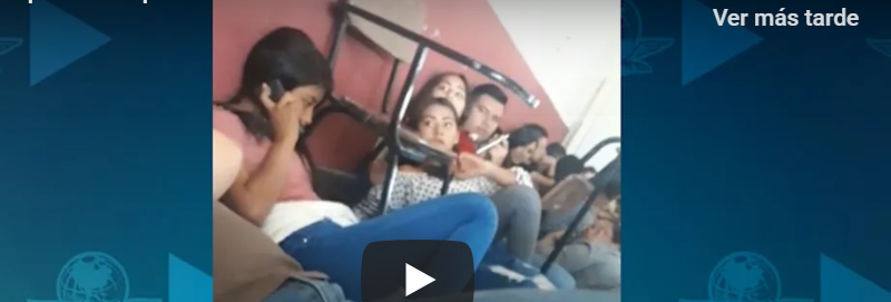 Fuerte balacera en Michoacán provoca pánico en Colegio de Bachilleres que cruzaba por ahí