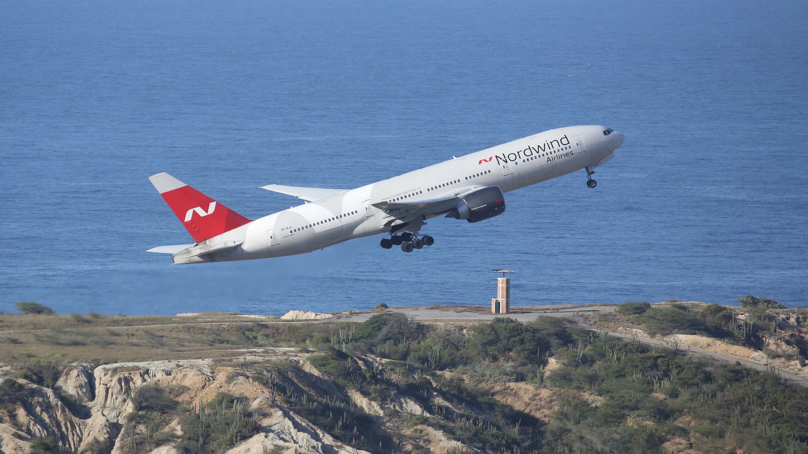 El misterioso avión de Nordwind Aitrlines que arribó a Caracas (Reuters)