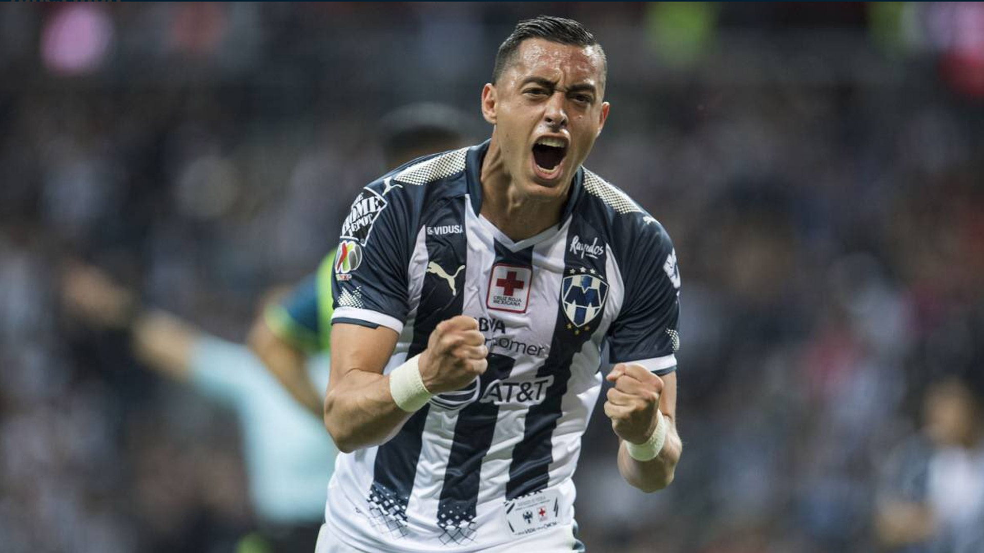 Funes Mori pasa por un buen momento con Monterrey en México (Foto: @elcompitv)