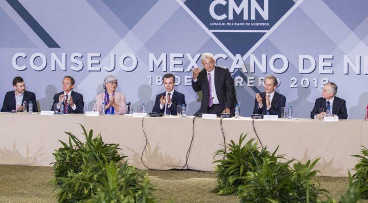 AMLO ENVÍA MENSAJE DE “PAZ” A EMPRESARIOS MEXICANOS