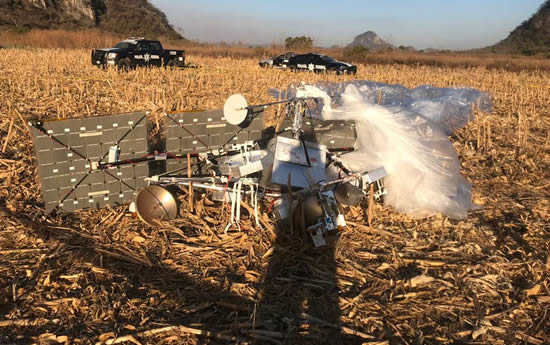 Cayo un Satélite de Google en Jonacatepec, Morelos