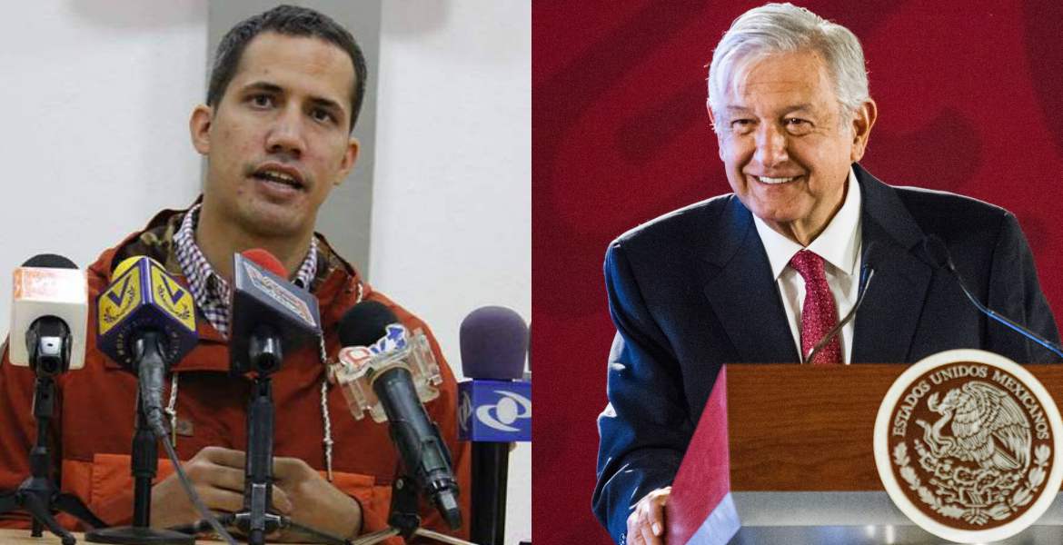 Juan Guaidó llama opresor a Andrés Manuel López Obrador