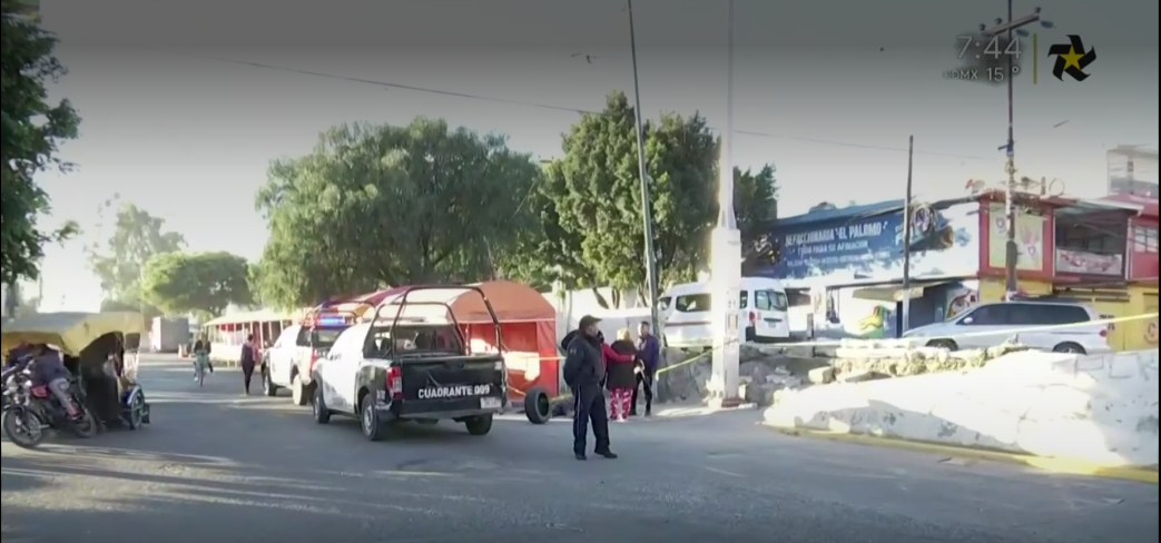 Pasajeros terminan con la vida de asaltante en Av. Palomas, Ecatepec EDOMEX